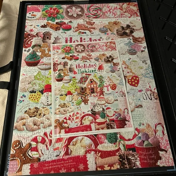 Cobble Hill Holiday Baking 1000-Piece Puzzle - Picture 4 of 4